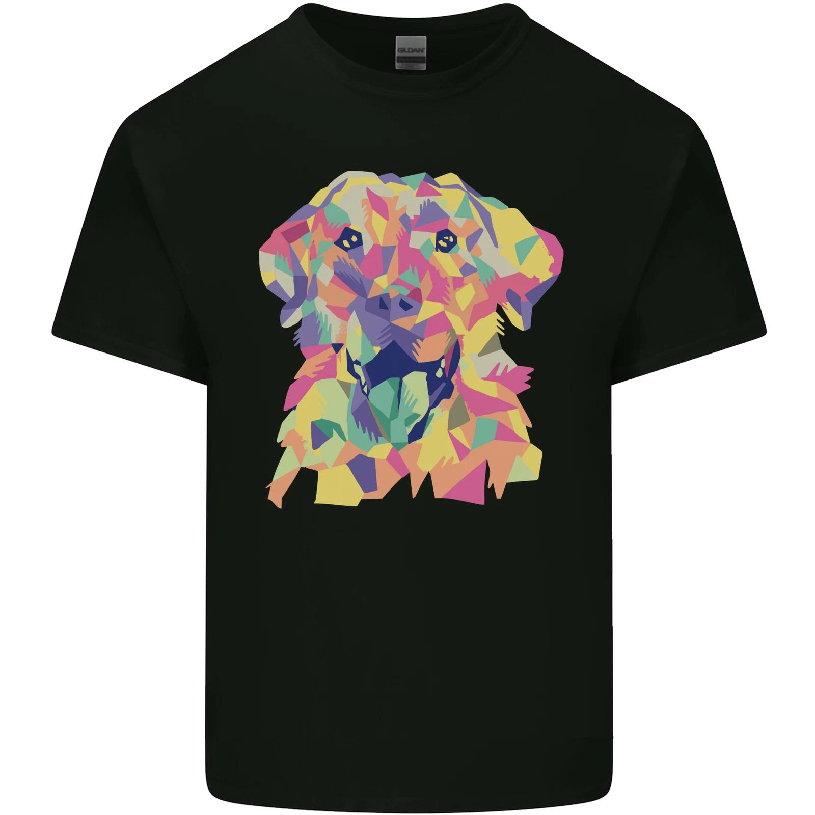 Abstract Labrador Dog Kids T-Shirt Childrens S