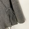 Damen Kurzstrickjacke mit Kunstfuchsfellkragen Lockerer Schnitt Lässiger Pullover 2026