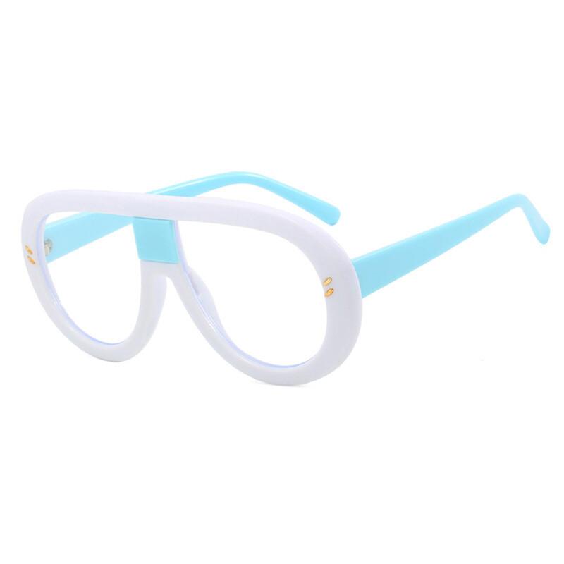 

Luxury Myopia Eyeglasses Male Female Anti- Blue Lightweight Nearsighted Glasses Student Trendy Oversized Pilot Eyeglasses Frames 0