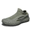 Men's shoes spring and summer breathable thin fly-woven socks shoes new outdoor leisure thick-soled one-pedal sports shoes men