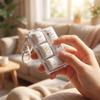 Cute Design Decompression Button Toy 5 Keys 5 Keys Fidget Keychain  Accessories Gift