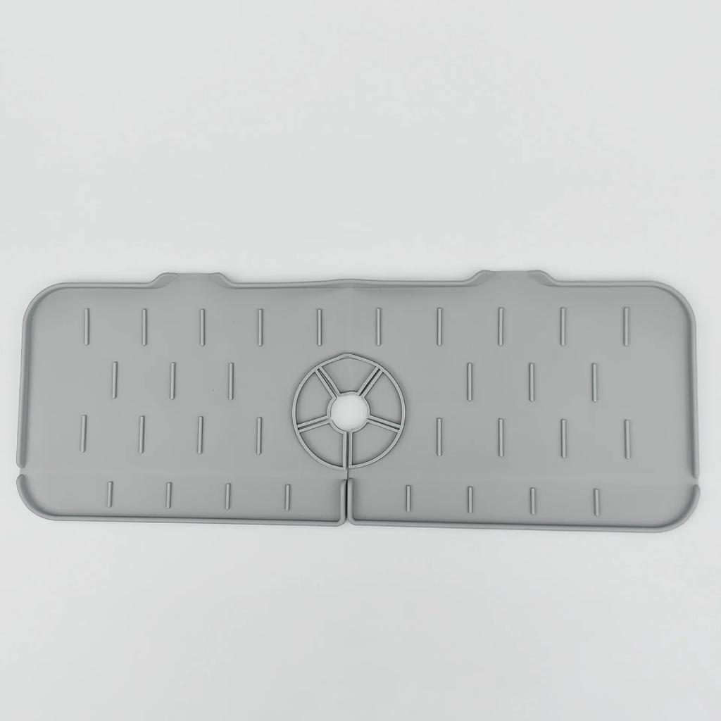 Silicone Kitchen Acceesories Kitchen Faucet Mat Dish Drainer Sink Shelf Bathroom Countertop Faucet Splash Guard Sponge Organizer
