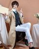 Dazai Osamu Cosplay Armed Detective Bungo Stray Dogs Cosplay Costume for Cultural and Stage Performances Osamu Wig Size [Excellent Quality] Wig,