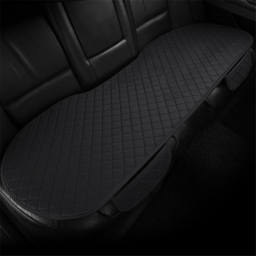 Universal Winter Warm Diamond Rear Car Seat Cover With Backrest Auto Short Plush Seats Cushions Automobile Protector...