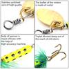 5pcs Fishing Lure Spinner Sequin Lure Fishing Bait for Bass Trout Salmon Hard Metal Spoon Baits Set