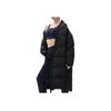 FILA Athletics Loose Fit Solid Color Sports Casual Warm Long Down Jacket Women outerwear Deep-Black A11W242906FBK