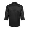 Mens Chef Shirt Work Uniform Cross-Over Collar Chef Coat Kitchen Restaurant Hotel Unisex Cooking Jacket with Pockets Chef Tops