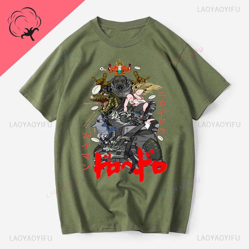 

Anime Shirt Dorohedoro Casual Funny Unisexga Graphic T Shirts Unisex Women Oneck Vintage Classics Summer Cotton Unisex Print Tees 3XL