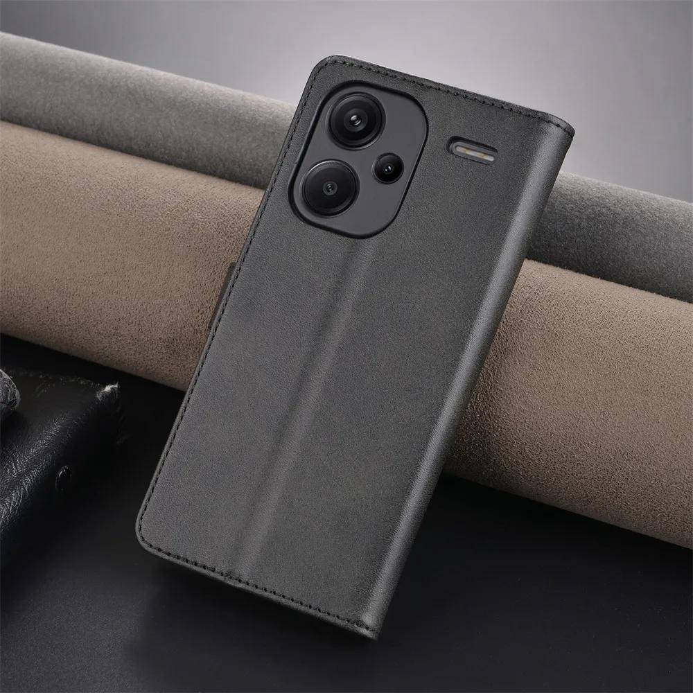 Flip Phone Case For Xiaomi Redmi Note 13 12 11 K60 K50 K40 Pro Plus Ultra 4G 5G Card Slot Holder Wallet Shockproof Leather Cover