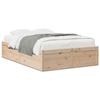 VidaXL Cadre de lit 120x190 cm Bois de pin massif, meuble de chambre à coucher, sommier, lit en bois, lit, lit double, cadre 3282387