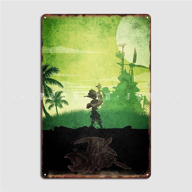 

Jak And Daxter Metal Sign Cinema Garage Classic Living Room Mural Painting Tin sign Poster 20x30cm