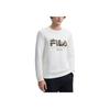 New FILA x LUSUO American Sweatshirt Men Cloud White F11M448219F-WT