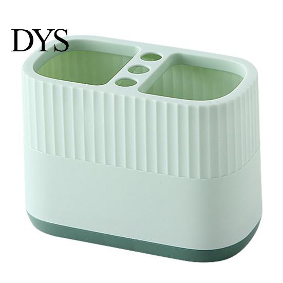 Stationery Storage Box for Students Desktop Pen Holder, Compartments Thickened Plastic Organizer, Macaron Desk Organizer Office Color Vertical Pattern