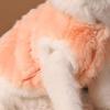 Cats Fuzzy Vest Winter Warm Outfit Cat Daily Outing Clothes Fluffy Pets Coat Cute Dog Sweater for Girl Boy Kittens Puppies Small Dogs