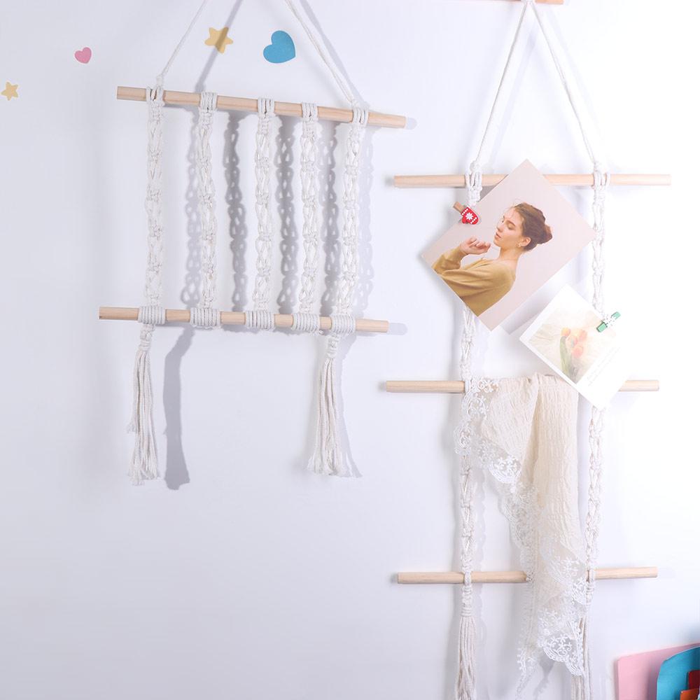 Handmade Decorative Shelf Wall Mounted Storage Rack Wall Art Wall Hanging Pendant Gift