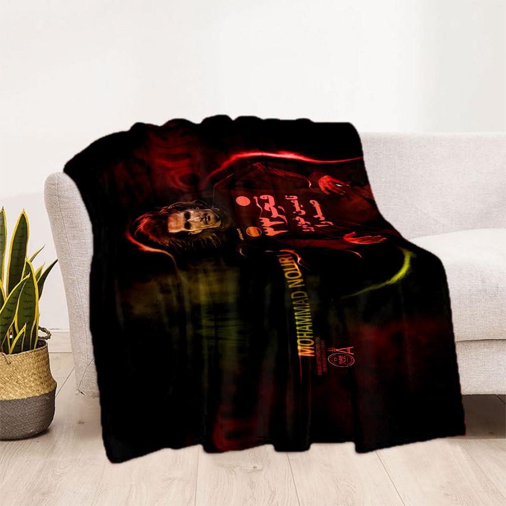 Barcelona's Messi Action Blanket Comfortable Great for Sofa Picnics Office for All Occasions Modern Style Gifts For Family Or Friends