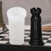 3D Chess Piece Silicone for Candle Wax Soap Resin Plaster Chocolate DIY Chess Figure Set