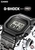 Casio Full 40th Anniversary X ERIC HAZE Collaboration Black G-Shock GMW-B5000EH-1JR Men's Watch, Bluetooth, Metal, Radio-Controlled, Solar-Powered,