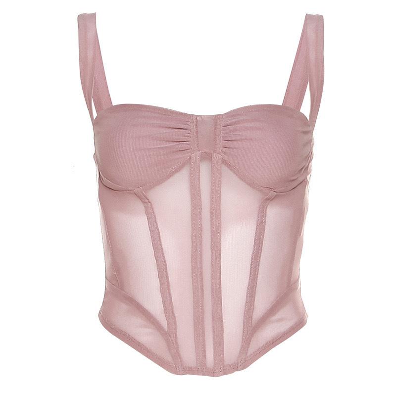 Sexy underwear spring new women's clothing solid color slim street fashion suspender sexy backless vest