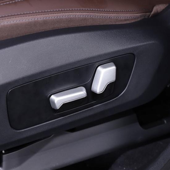 Glossy Black ABS Seat Adjustment Button Cover Trim For BMW 5 Series -2024