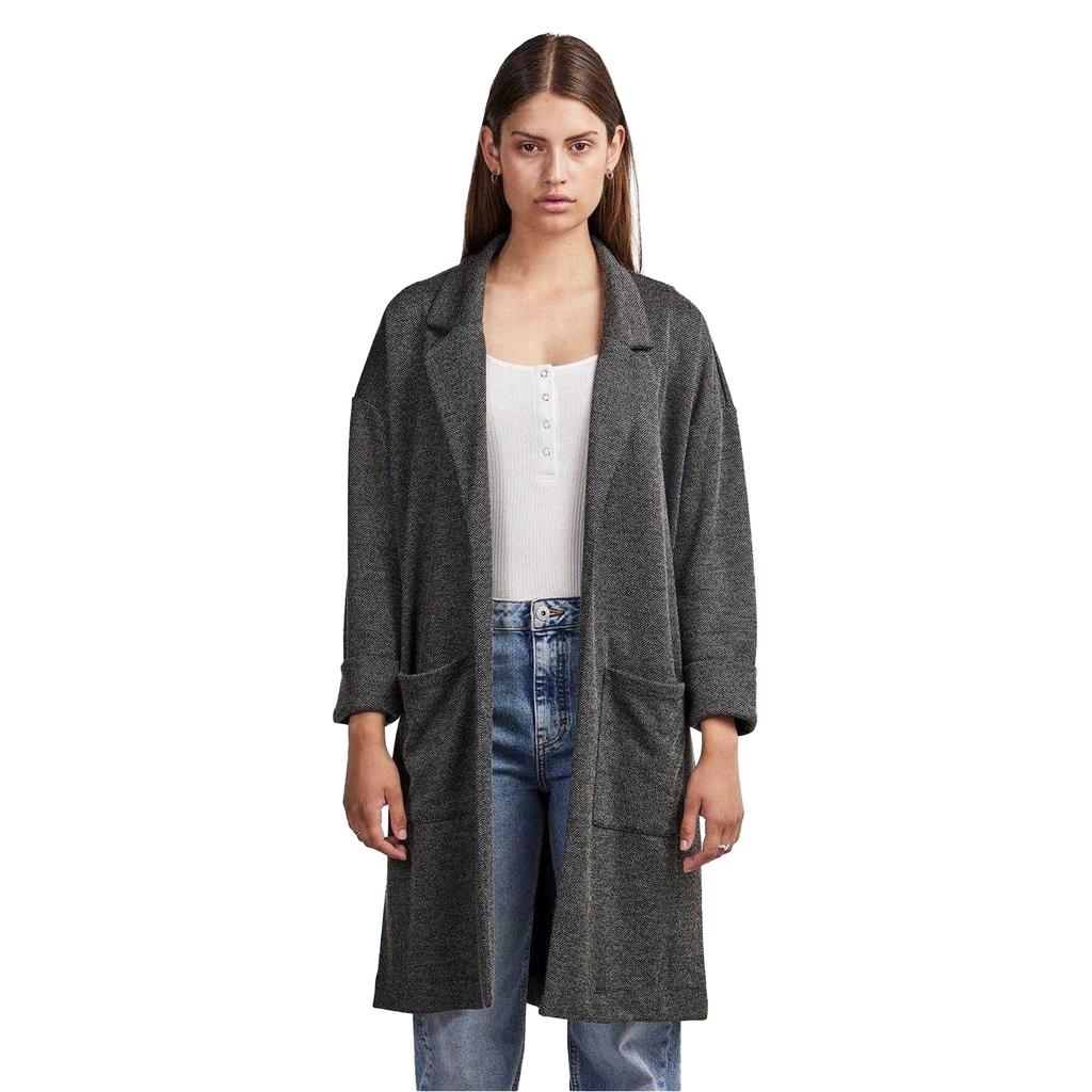 Pieces Womens/Ladies Notch Neck Relaxed Fit Coat