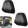 Shakas 2 PCS Cars Headrest Covers, Full Wrap-Around Non-Marking Fit Anti-Scratch Protector, Waterproof Leather Portable Reusable Elastic Dust Cover,