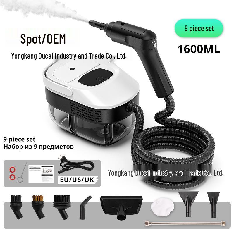 Бытовой пароочиститель для пола с высокой температурой и давлением, многофункциональный очиститель 220В/110В EU 220V [Russian Version]