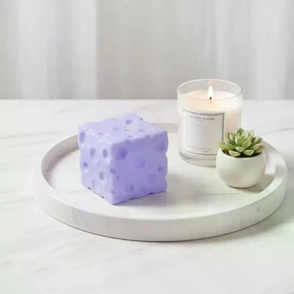 Non-Bounce Blueberry Cheese Squishy Super Soft Sensory Fidget Ball Cheese Cube Ball Children Gifts