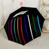 Formel-1-Logo Regenschirm Klappschirm mit 8 Speichen Faltbares Design Reiseutensil Modisches Accessoire