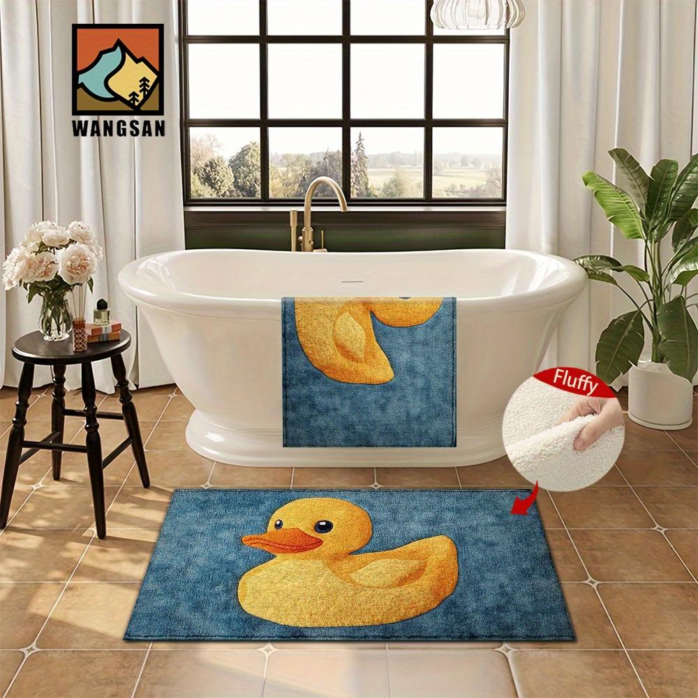 

VIKAMA Yellow Duck Carpet Doormat Welcome Mat Outdoor Carpet Kitchen Rug Bathroom Mat Rug For Bedroom Carpet For Live Room Home 40X60CM (1.3X2FT