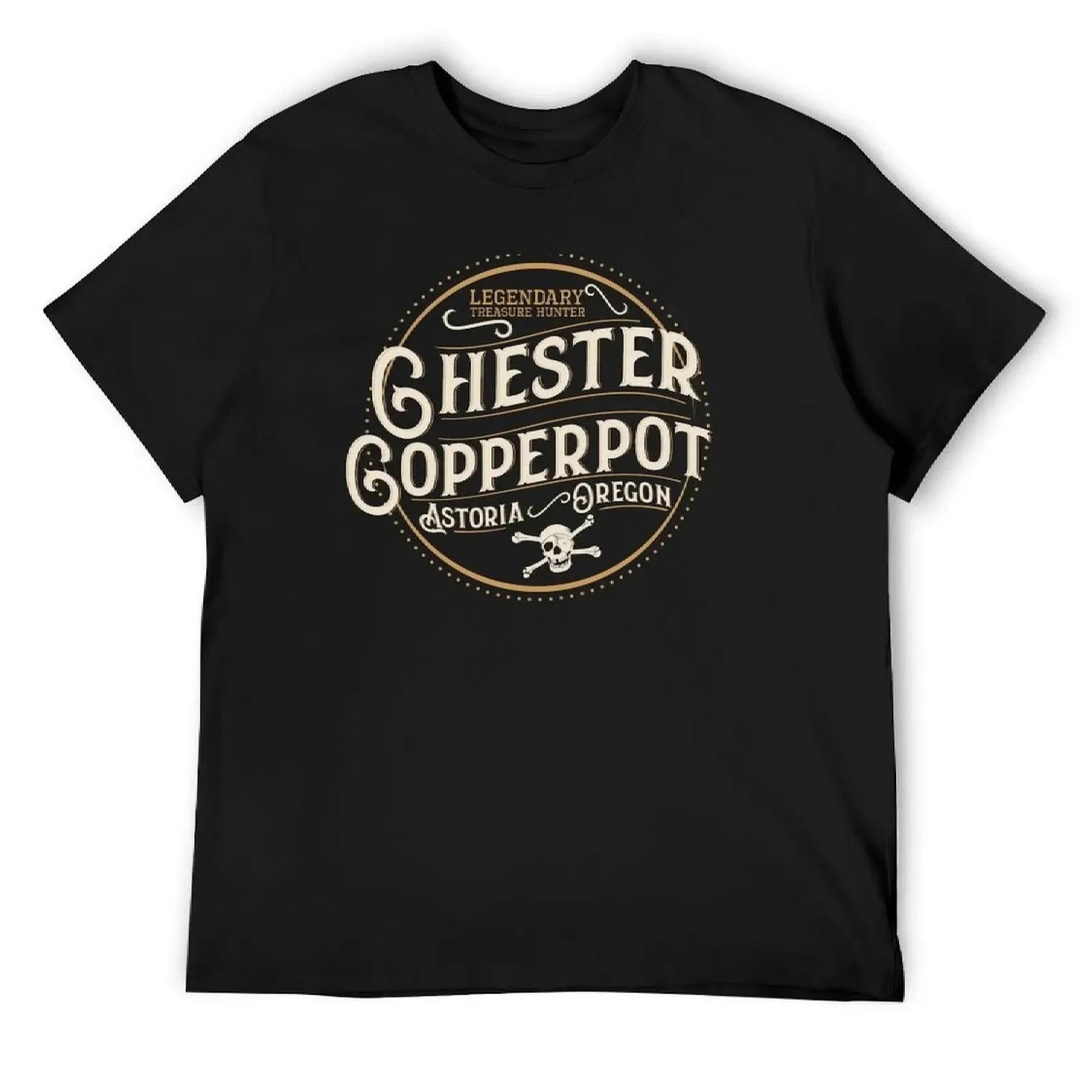

Chester Copperpot - Legendary Treasure Hunter T-Shirt new edition anime tshirt vintage clothes anime stuff Men s clothing XXXXXL чорний