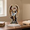 Akrylové sošky Archandělů Stolní středové dekorace Figurky andělů Sochy Stolní ozdoba pro domácí kancelářské dekorace