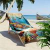 Underwater Coral Reef with Marine Life Beach towel quick-drying for travel outdoor sports jogging beach and swimming