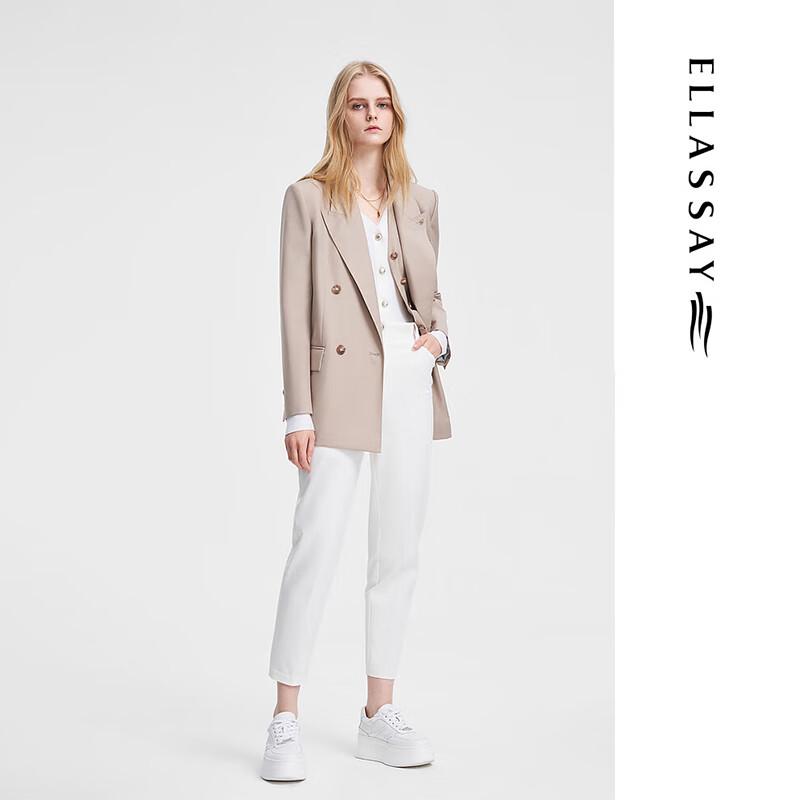 ELLASSAY Women's Comfort Cotton Trousers