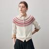 Comom Boca Women's 2025 Fair Isle Cashmere Cardigan