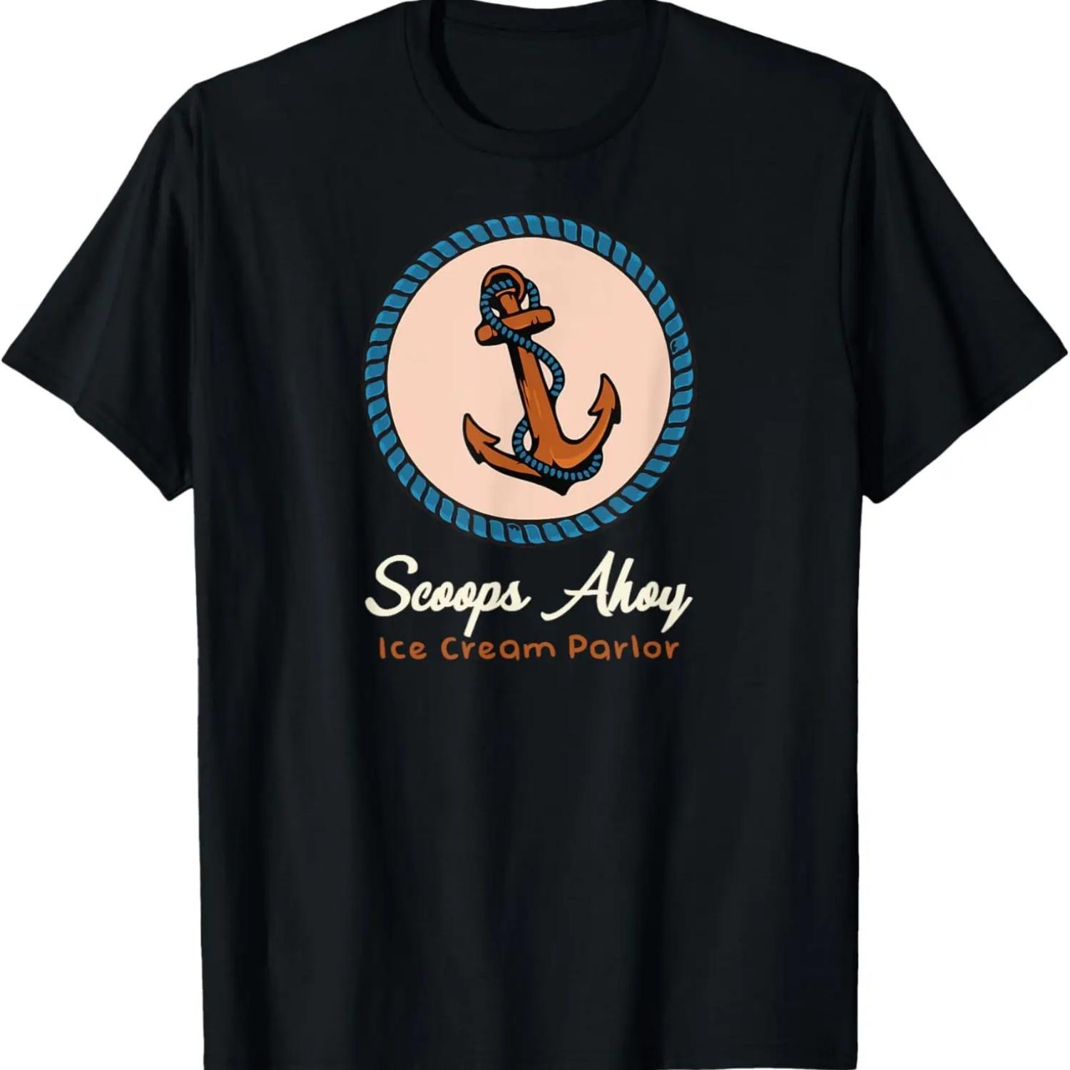 

Funny Scoops Ahoy Ice Cream Parlor T-Shirt S чёрный