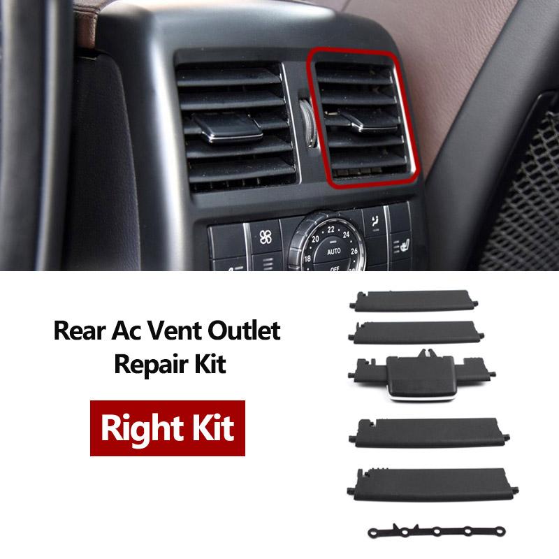 Front Left Right Air Conditioner Chromed AC Vent Grille Outlet Cover Replacement For Mercedes Benz W166 W292 ML GL GLE GLS Class