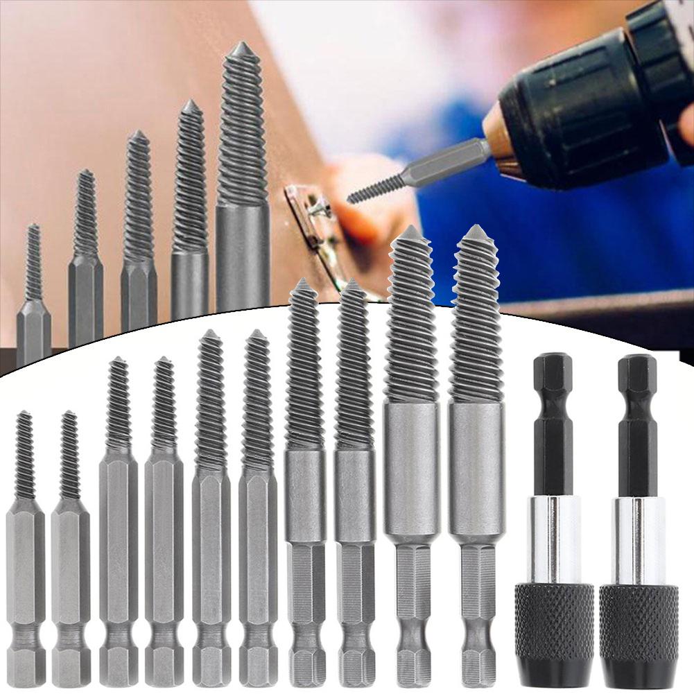 12Pcs/Set Hex Screw Extractors 6.35mm For Broken Screws
