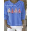 Womens Oversized Long Sleeve Crewneck Sweatshirt 2025 Fall Casual Pullover With 3D Print Acrylic Fabric