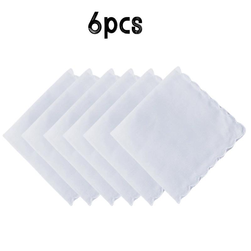 1 Τμχ/6 Τμχ/8 Τμχ/10 Τμχ/12 Τμχ/16 Τμχ Βαμβακερή Δαντέλα Γάμου Απορροφητική Ιδρώτα Χειροποίητη DIY Λευκή Μαντήλα Λεπτή Έκδοση