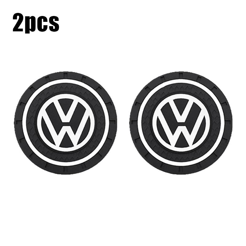 

VW GTI GOLF 2026 Hot For VW VOLKSWAGEN Car Coasters Water Cup Slots Interior Dashboard Non-Slip Mat For Volkswagen VW CC GTI Pol
