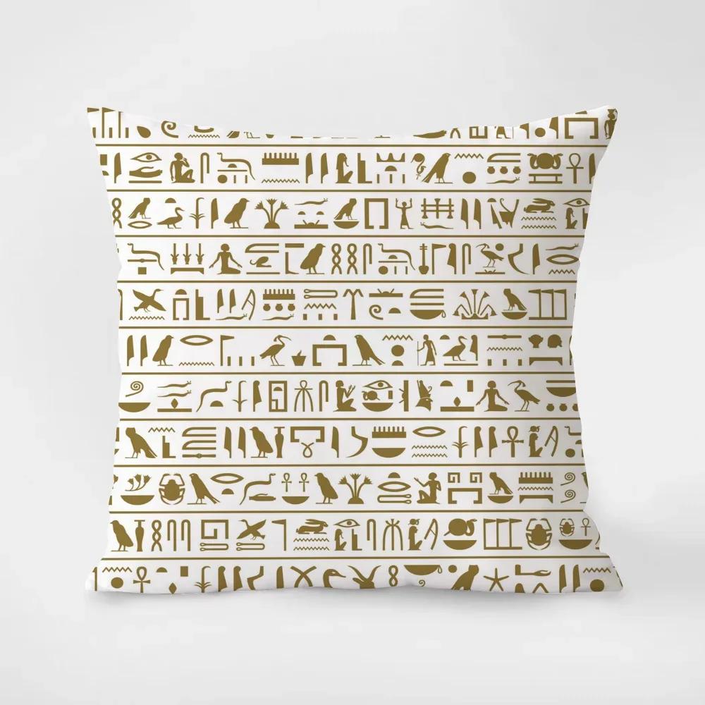 

Decorative Pillowcase Ancient Egyptian Pillows Covers Cushion Cover Decoration Home Sofa Pillow Pilow Casesz, 66x66cm