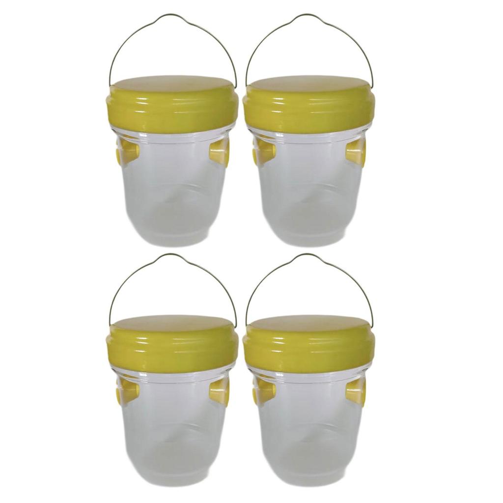 4x Wasp Traps Outdoor Hanging Hanging Reusable Effective Farm Outdoor for Flies