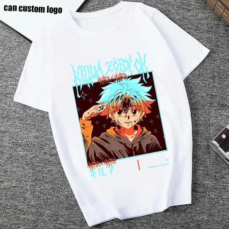 Anime Hunter X Hunter Killua Zoldyck T Shirt Men Women Fashion Harajuku Short Sleeve Crew Neck Plus Size Unisex T Shirt 70254
