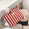 Korean ins polka dot love lipstick bag, high-value girl, hand-held makeup bag, large-capacity liner storage bag