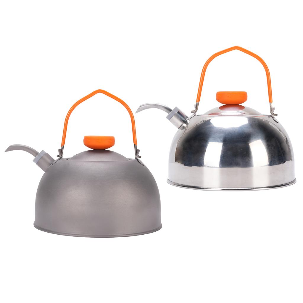Camping Tea Kettle Backpacking Kettle Outdoor Camping Kettle Portable Hiking Backpacking Tea Coffee Pot for Boiling Water