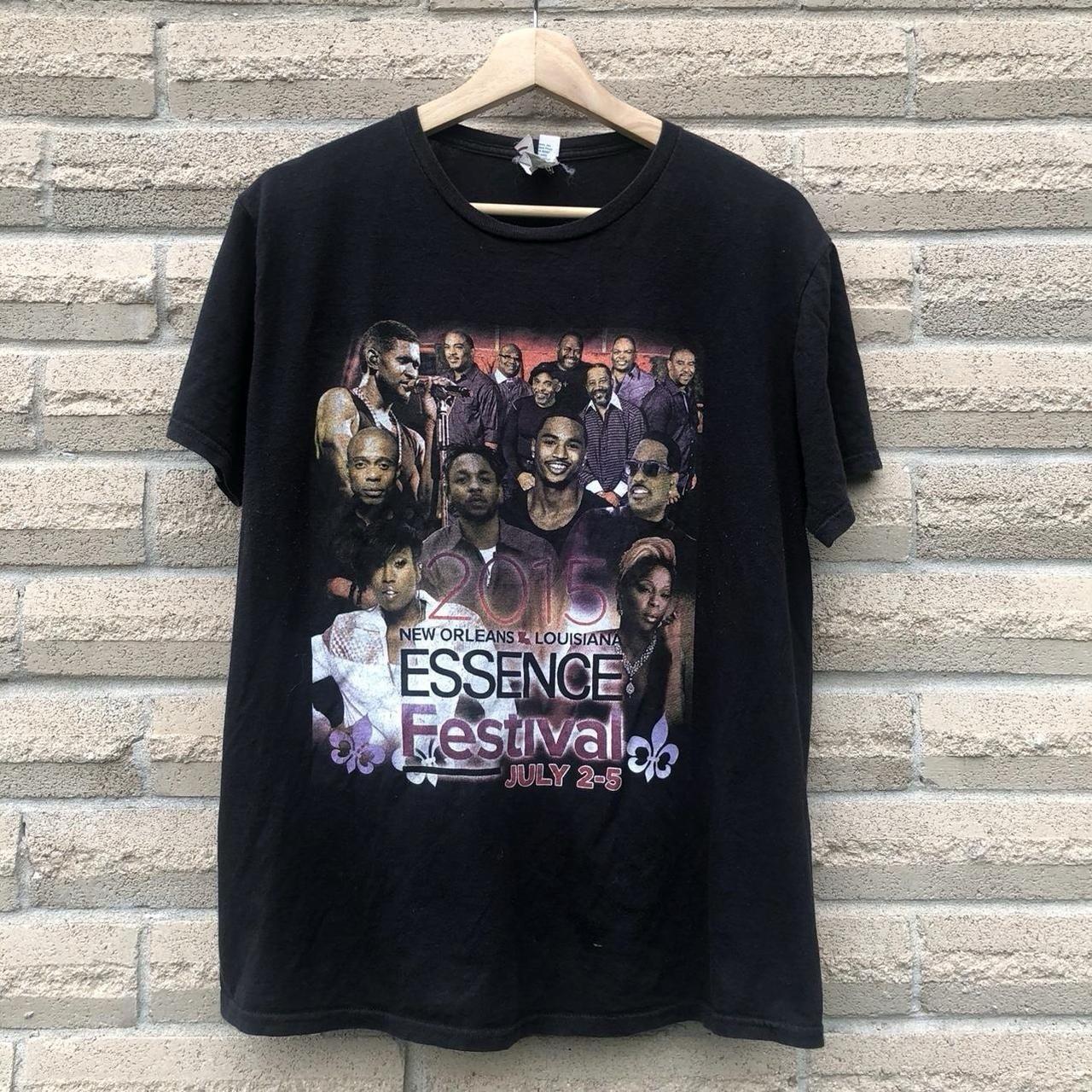 New Orleans Essence Festival 2015 Usher Missy Elliott graphic Rap tee shirt AOP XXL