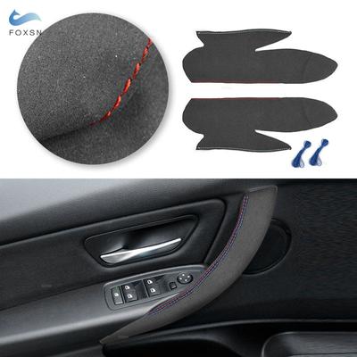 Car Interior Door Handle Cover Suede Leather Trim For BMW 3 4 Series M3 M4 F30 F31 F32 F33 F34 F36 2012 2013 2014 2015 2016