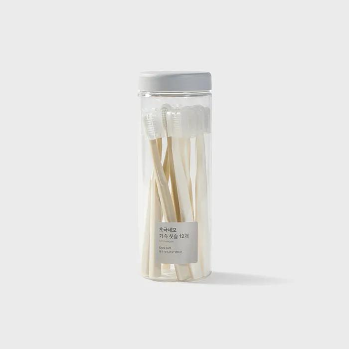 

[JAJU/JAJU] Сверхтонкий семейный набор зубных щеток из 12 штук etc