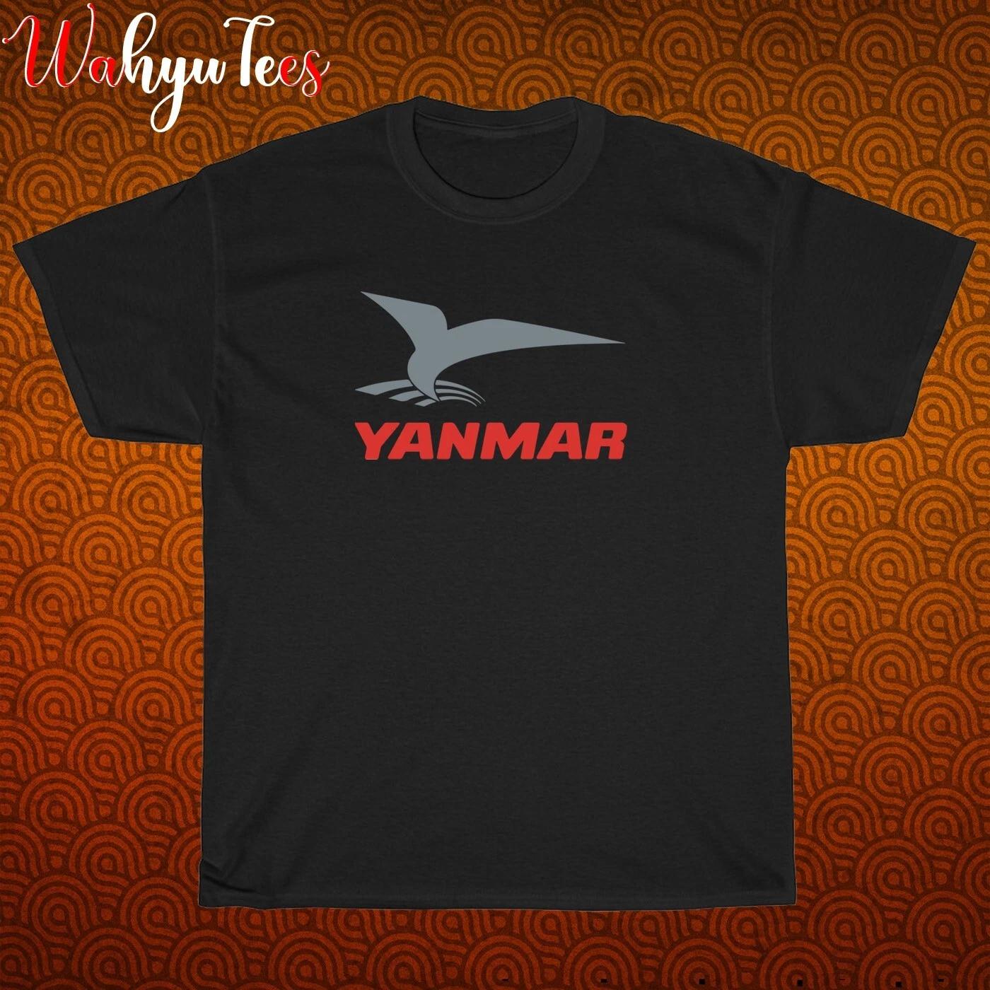 New Yanmar Marine Logo Black/Navy Size S-5XL Unisex T-Shirt M